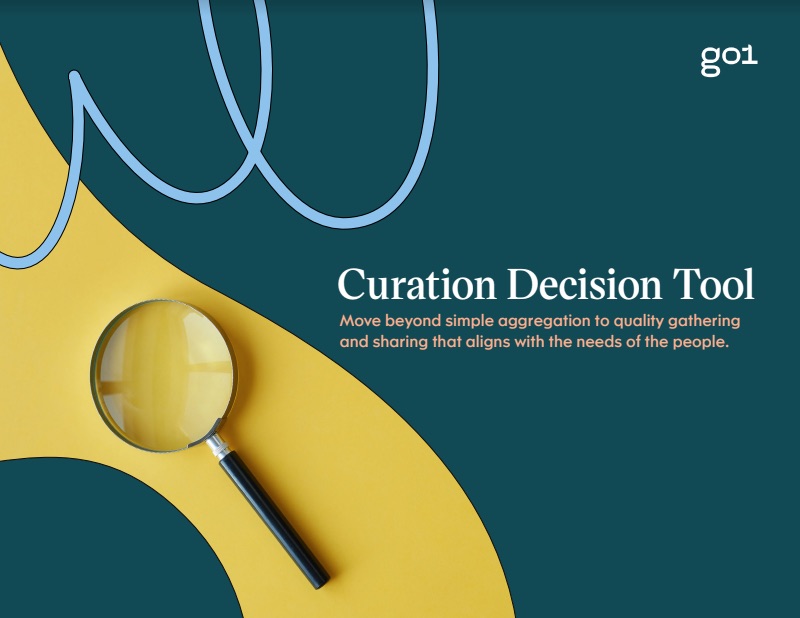 Simplify your learning aggregation with the Curation Decision Tool